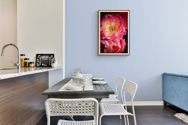 Peony Love Poster Print, Wall Art, Printed on Premium Semi-Glossy Paper Poster