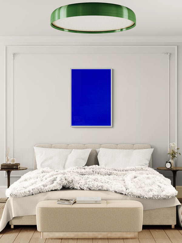 Blue Portal Painting Digital Print, Ultra Matte Klein Blue Printed On Museum-Quality Matte Paper Poster